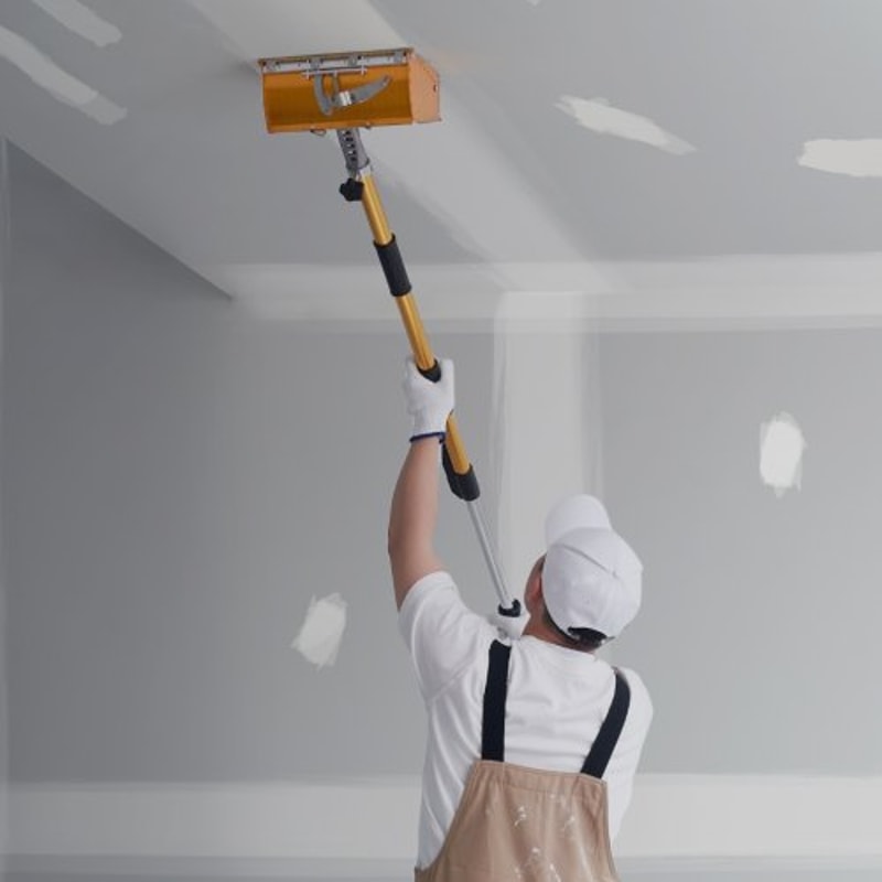 Adjustable Drywall Flat Box Handle Aluminum Extension Tool For Smooth Wall Finishing 6