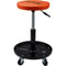 Adjustable Rolling Mechanic Stool With Tool Tray High Lb Capacity Garage Creeper Seat 8