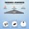 Heavy Duty Pop Up Canopy Tent Waterproof UV Protection With Roller Bag And Sandbags 2