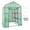 WalkIn Greenhouse With Shelves Portable Outdoor Plant House With Steel Frame PE Cover 0