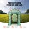 WalkIn Greenhouse With Shelves Portable Outdoor Plant House With Steel Frame PE Cover 4