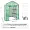 WalkIn Greenhouse With Shelves Portable Outdoor Plant House With Steel Frame PE Cover 7