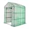 WalkIn Greenhouse With Shelves Portable Outdoor Plant House With Steel Frame PE Cover 8