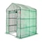 WalkIn Greenhouse With Shelves Portable Outdoor Plant House With Steel Frame PE Cover 8