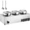 Commercial Electric Soup Warmer with Adjustable Heat Stainless Steel Bain Marie