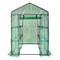 WalkIn Greenhouse With Shelves Portable Outdoor Plant House With Steel Frame PE Cover 9
