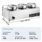 Commercial Electric Soup Warmer with Adjustable Heat Stainless Steel Bain Marie