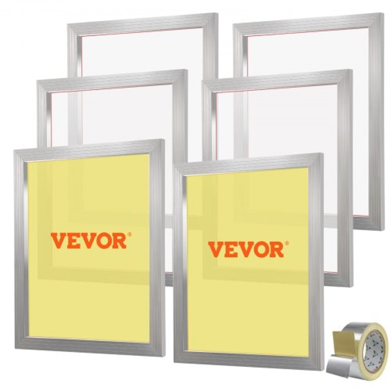 Premium Aluminum Screen Printing Kit Frame Set With Mesh For TShirt DIY Printing 0