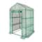 WalkIn Portable Greenhouse With Shelves Heavy Duty Steel Frame UV PE Cover For Outdoor Gardening 7