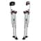 Adjustable Drywall Stilts Aluminum Work Stilts with Knee Pads & Non Slip Base
