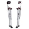 Adjustable Drywall Stilts Aluminum Work Stilts with Knee Pads & Non Slip Base