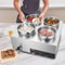 Commercial Electric Soup Warmer Pot Stainless Steel Bain Marie Food Station 7