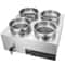 Commercial Electric Soup Warmer Pot Stainless Steel Bain Marie Food Station 10