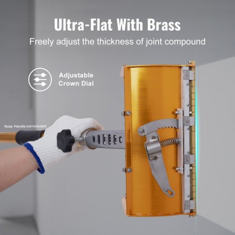 Drywall Flat Box Quick Clean Aluminum Mud Box With Stainless Steel Blades 2