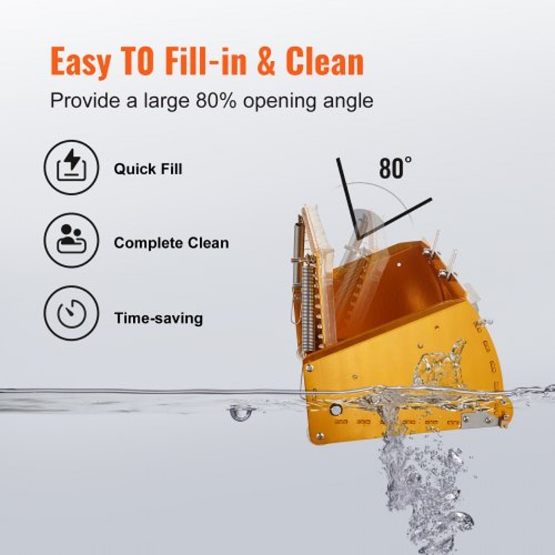 Drywall Flat Box Quick Clean Aluminum Mud Box With Stainless Steel Blades 3