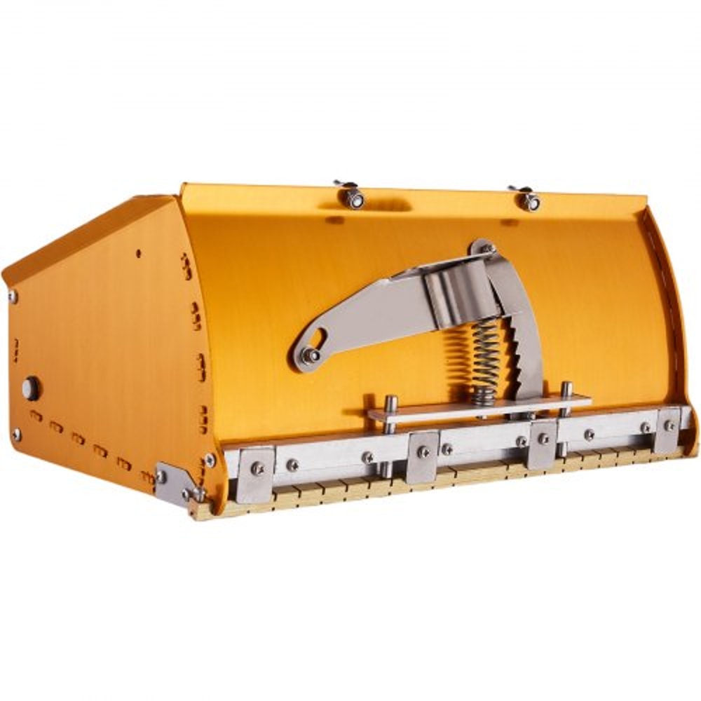 Drywall Flat Box Quick Clean Aluminum Mud Box With Stainless Steel Blades 7