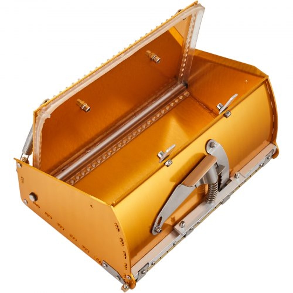 Drywall Flat Box Quick Clean Aluminum Mud Box With Stainless Steel Blades 9