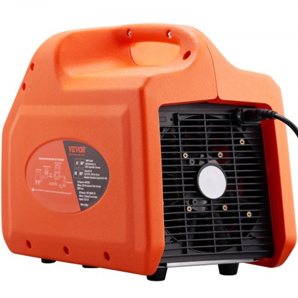 1HP Dual Cylinder Refrigerant Recovery Machine Portable HVAC AC Recovery System 9