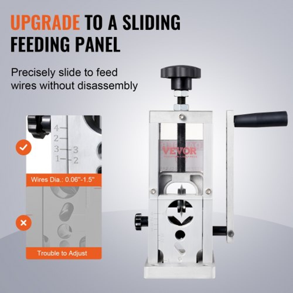 Heavy Duty Manual Wire Stripping Machine With Drill Option Aluminum Copper Wire Stripper 2