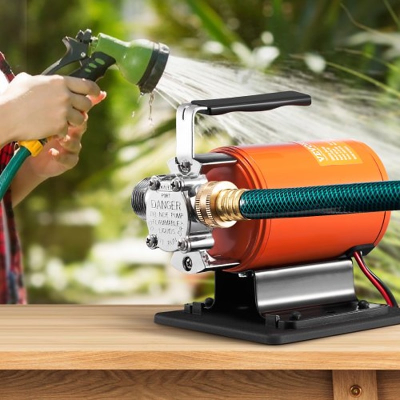 Water Transfer Pump GPH Portable Utility Pump With Hose Kit For Fast Draining 5