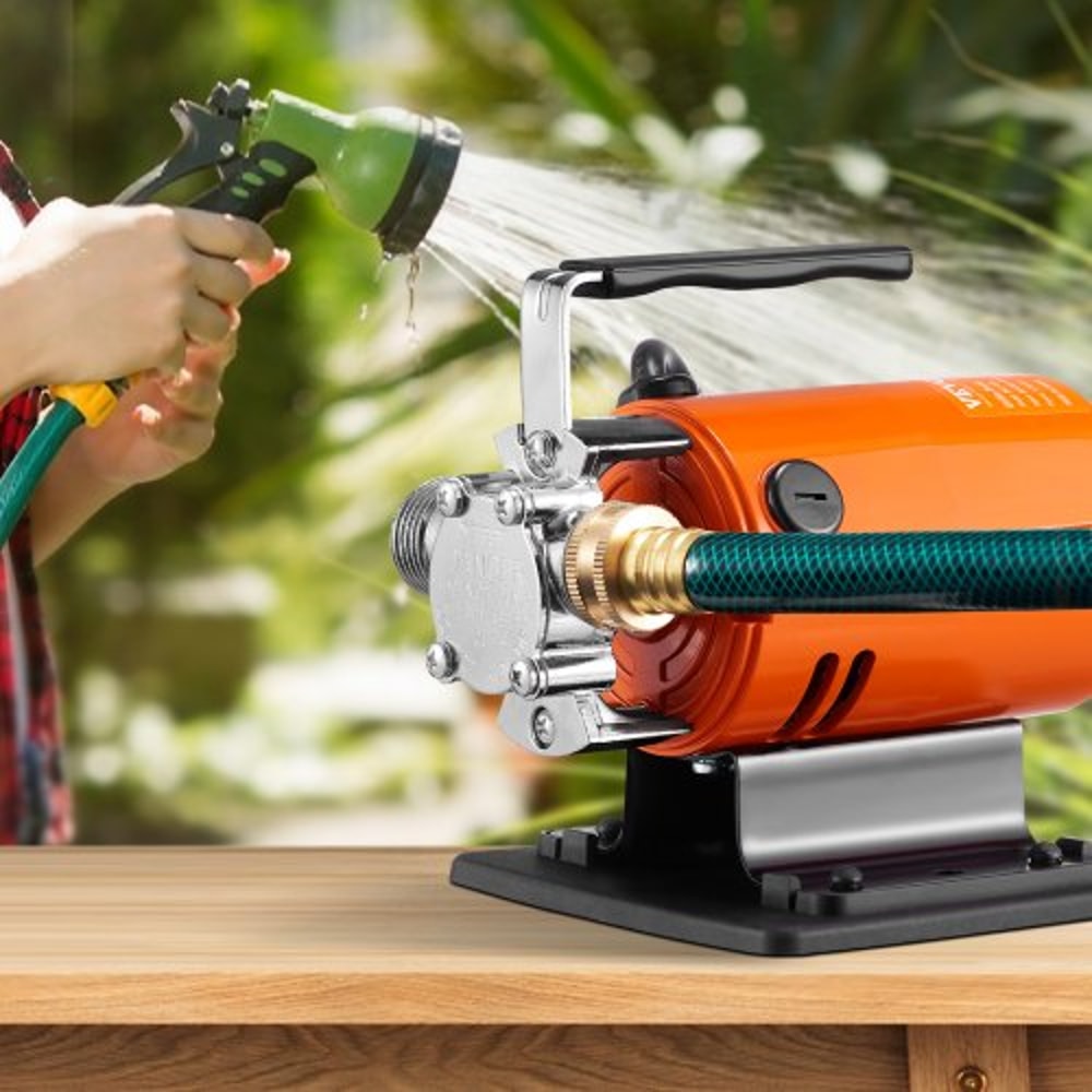 Portable Electric Water Transfer Pump GPH Utility Pump With Hose Kit 6