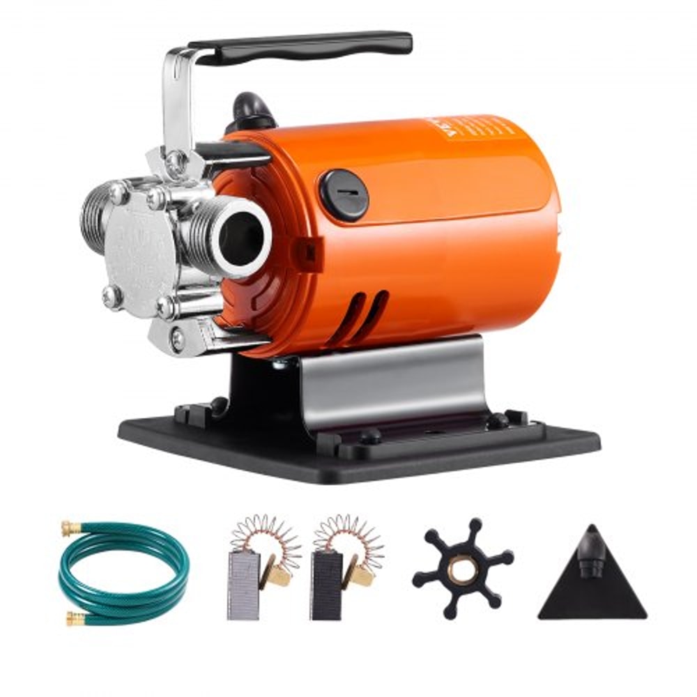 Portable Electric Water Transfer Pump GPH Utility Pump With Hose Kit 7
