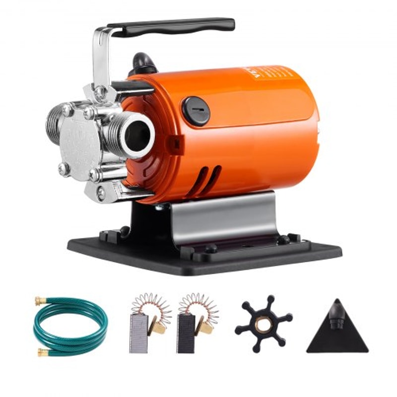 Portable Electric Water Transfer Pump GPH Utility Pump With Hose Kit 7