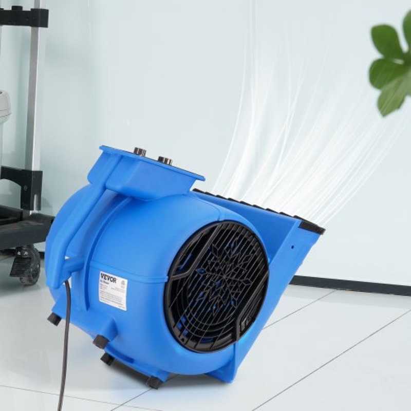 High Velocity CFM Floor Blower Fan With Timer And Angles Portable Carpet Dryer 6