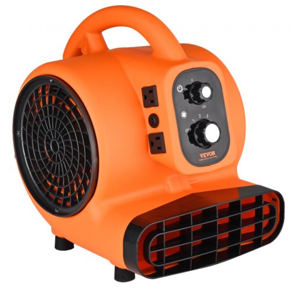 Portable Air Mover Fan CFM Carpet Dryer With Timer Angles For Fast Drying 0