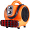 Portable Air Mover Fan CFM Carpet Dryer With Timer Angles For Fast Drying 7