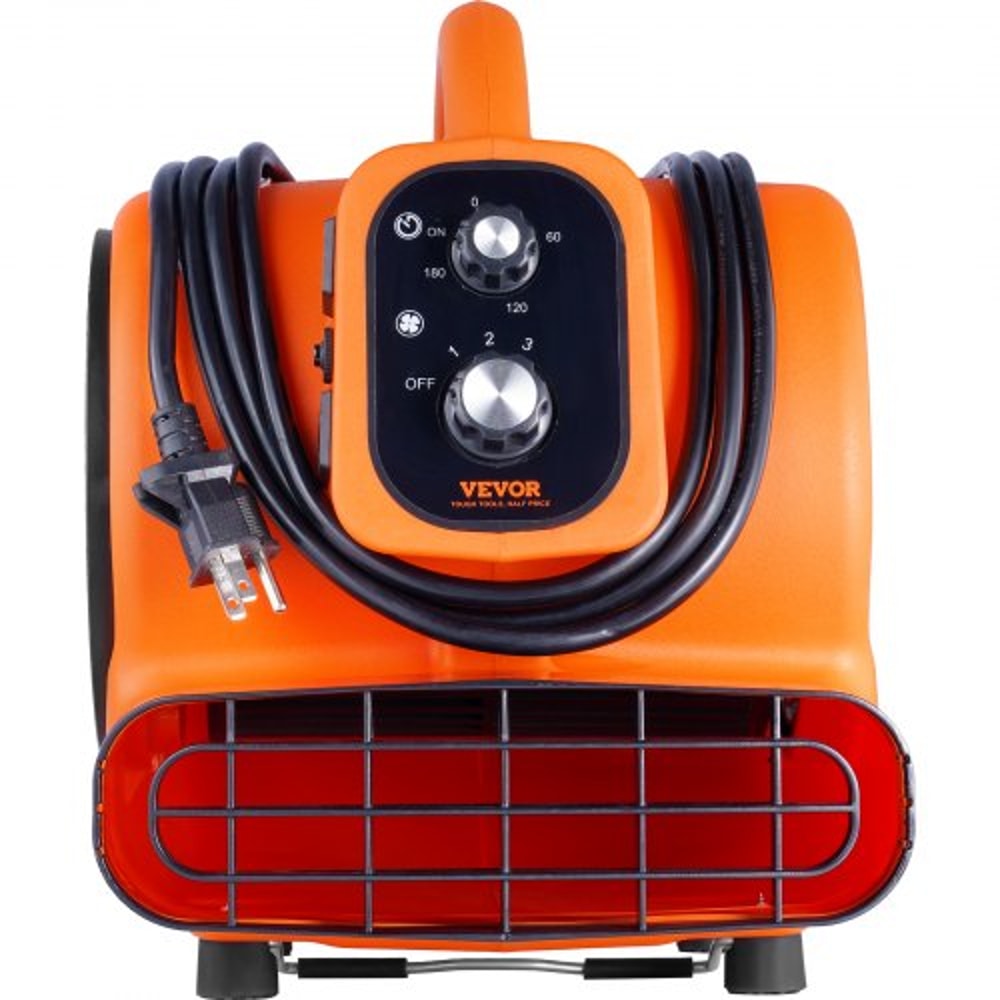 Portable Air Mover Fan CFM Carpet Dryer With Timer Angles For Fast Drying 8