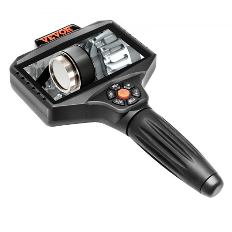 Triple Lens Borescope Inspection Camera with IPS Screen, Zoom HD Endoscope & Waterproof Probe