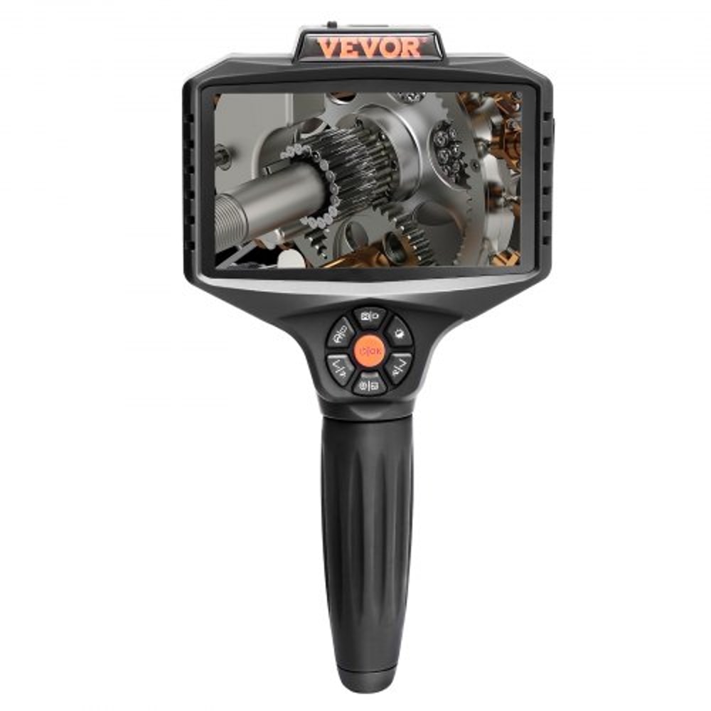 Triple Lens Borescope Inspection Camera with IPS Screen, Zoom HD Endoscope & Waterproof Probe