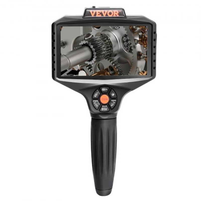 Triple Lens Borescope Inspection Camera with IPS Screen, Zoom HD Endoscope & Waterproof Probe