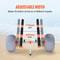 Heavy Duty Kayak Cart Foldable Canoe Trolley With Wheels Adjustable Carrier 1
