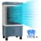 Portable Evaporative Air Cooler With Oscillation Tank Speeds For Indoor Outdoor Cooling 0
