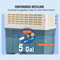 Portable Evaporative Air Cooler With Oscillation Tank Speeds For Indoor Outdoor Cooling 4