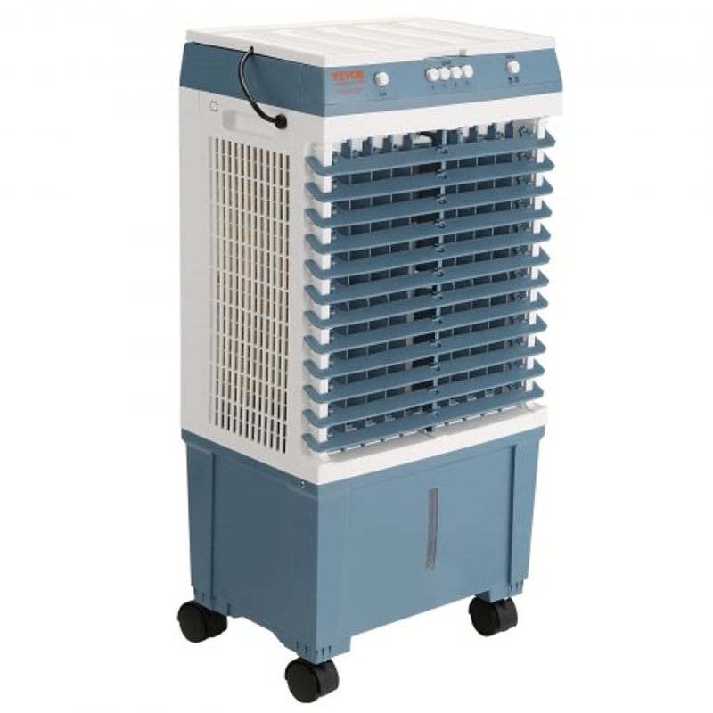 Portable Evaporative Air Cooler With Oscillation Tank Speeds For Indoor Outdoor Cooling 8