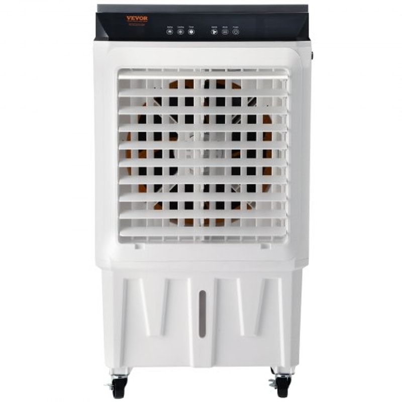 Portable Evaporative Air Cooler with Oscillation, 7 Gal Tank & Timer for Indoor Outdoor Cooling