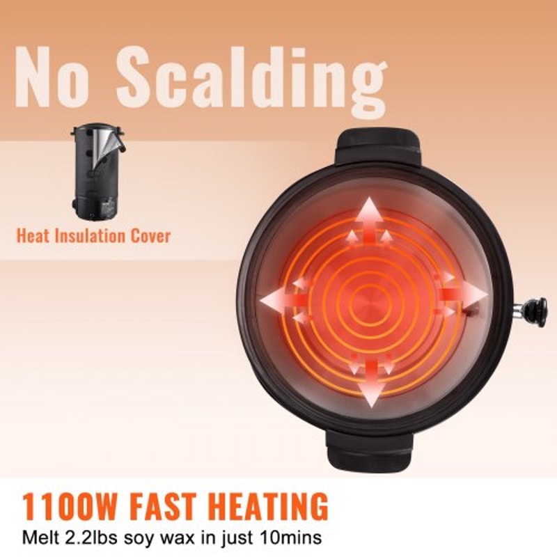 Electric Wax Melter For Candle Making With Fast Heating Precision Temp Control 1
