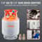 Refrigerant Recovery Tank With Float Switch Reusable HVAC Recovery Cylinder With Safety Valve 2