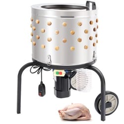 chicken plucker machine with stainless drum and soft fingers for fast poultry processing