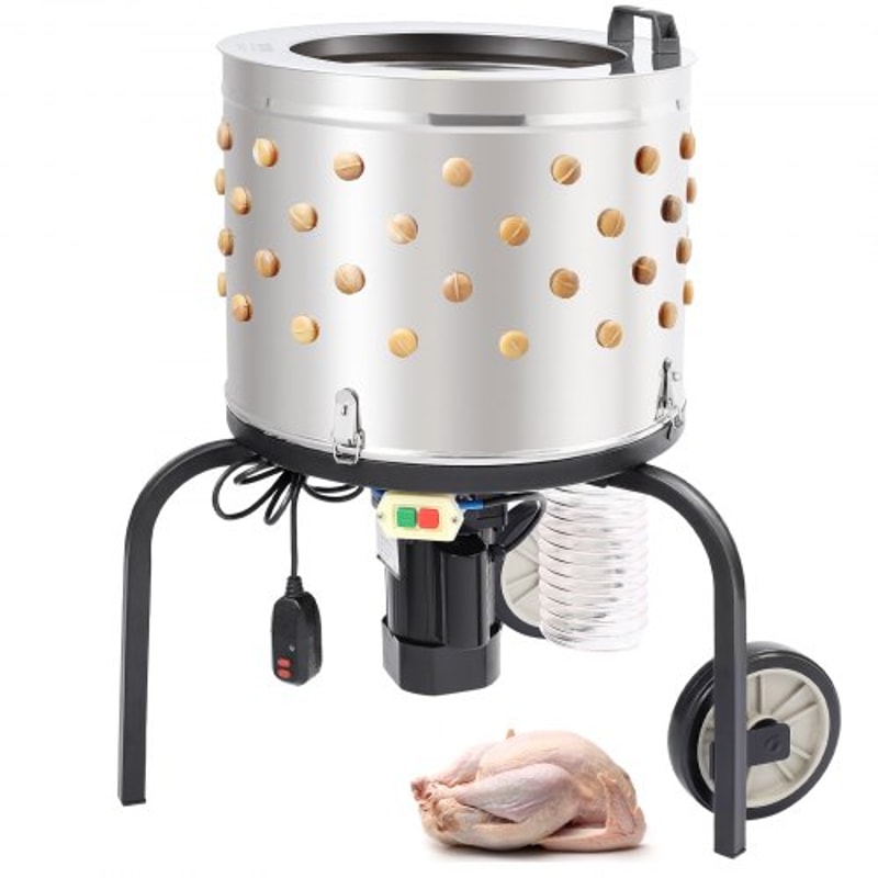 Chicken Plucker Machine With Stainless Drum And Soft Fingers For Fast Poultry Processing 0