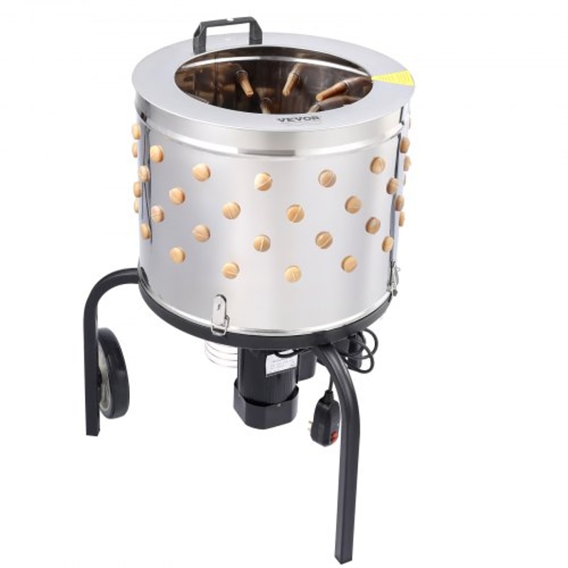 Chicken Plucker Machine With Stainless Drum And Soft Fingers For Fast Poultry Processing 8