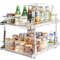 Pull Out Cabinet Organizer Heavy Duty Slide Out Shelves for Kitchen & Under Sink Storage
