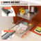 Pull Out Cabinet Organizer Heavy Duty Slide Out Shelves for Kitchen & Under Sink Storage