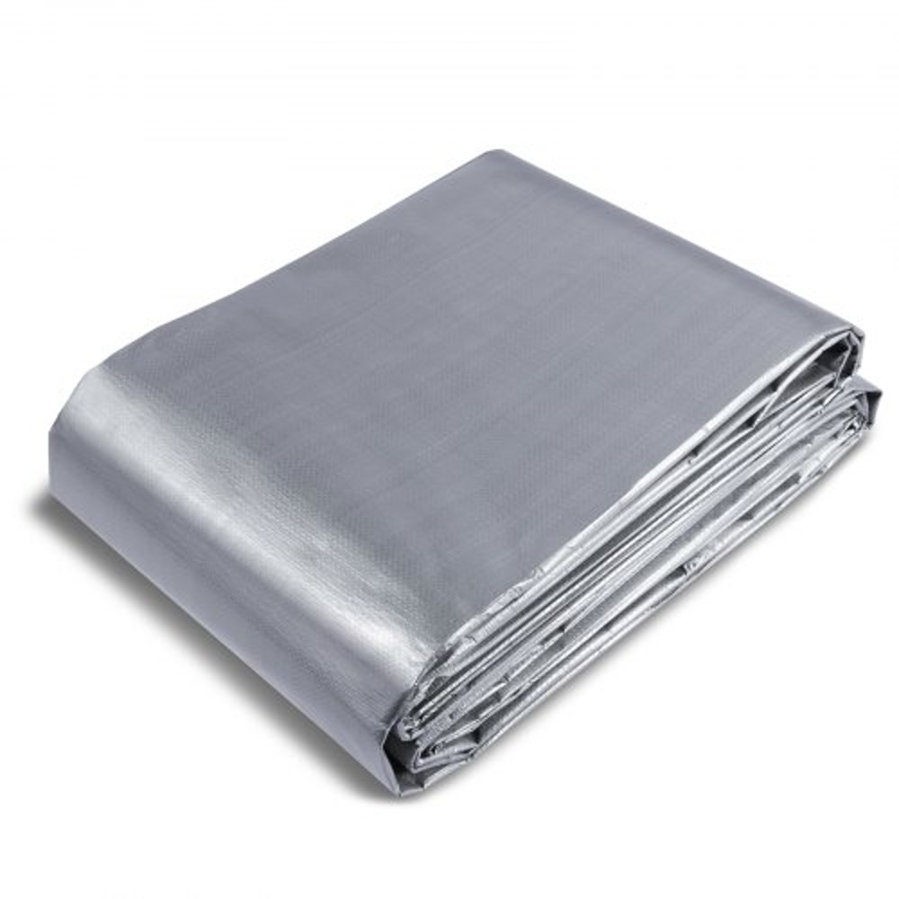 Heavy Duty Waterproof Poly Tarp UV Resistant Outdoor Cover With Reinforced Grommets 9