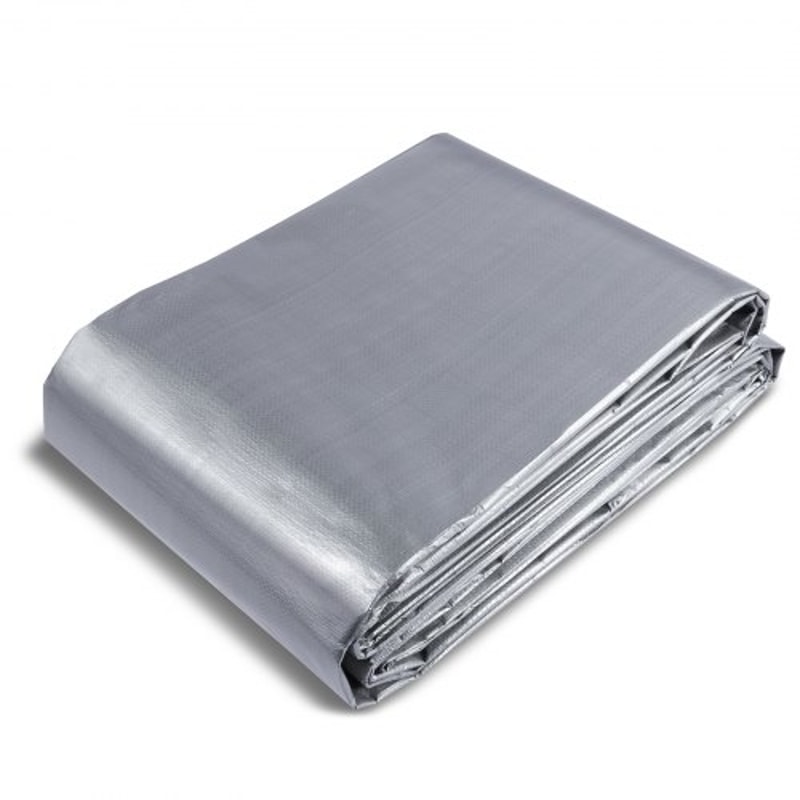 Heavy Duty Waterproof Poly Tarp UV Resistant Outdoor Cover With Reinforced Grommets 9