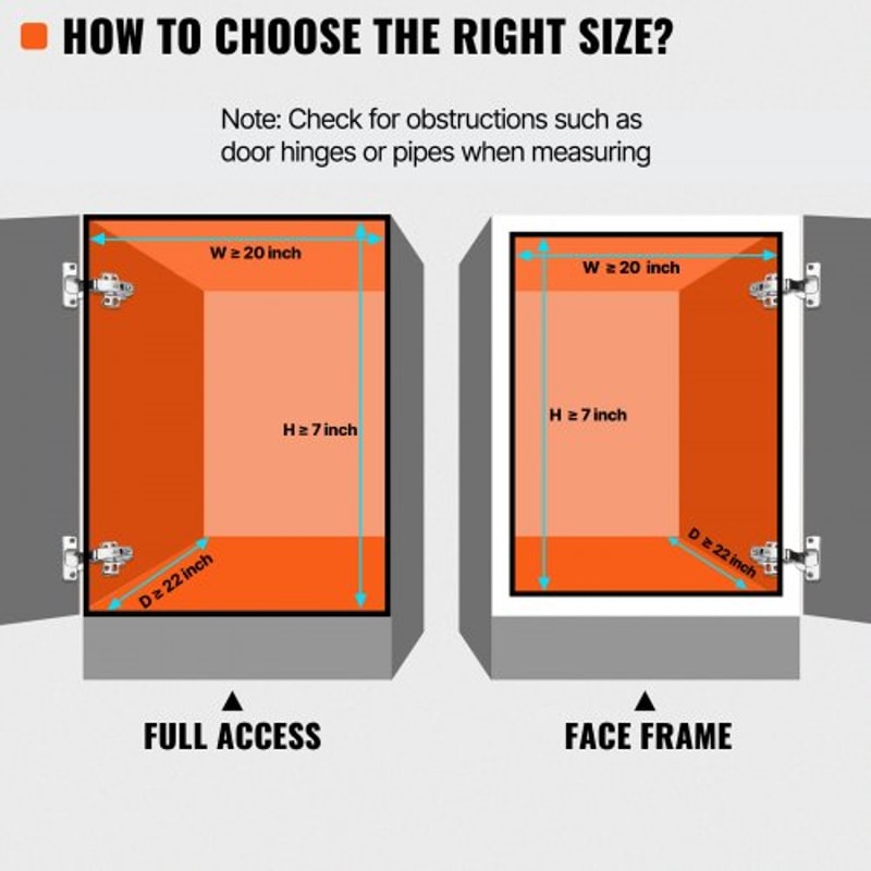 Heavy Duty Pull Out Cabinet Organizer Shelf with Smooth Sliding Chrome Steel Storage Drawer