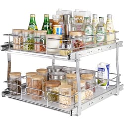 pull out cabinet organizer with heavy duty slide out pantry shelves for kitchen storage